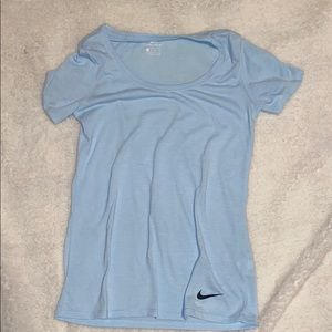 Nike Dri-Fit baby blue tee shirt